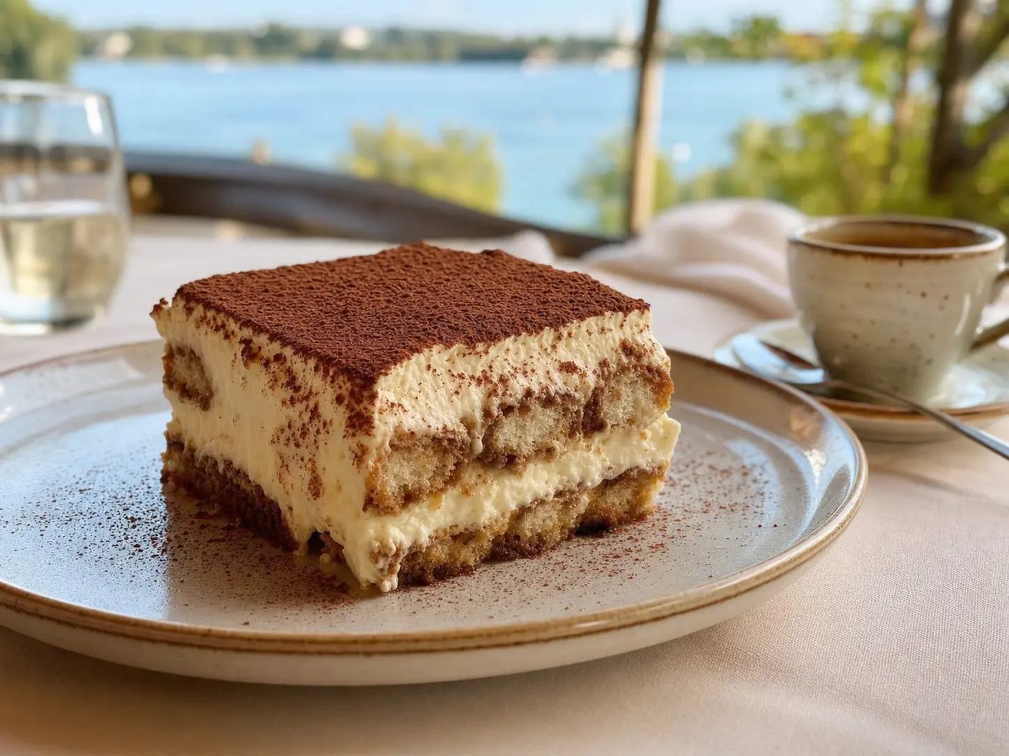 Dessert im Seehaus Friedberg.